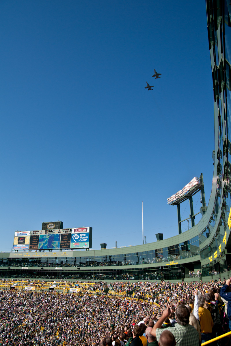 Packersflyover