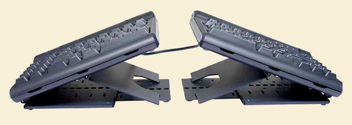 Tented keyboard