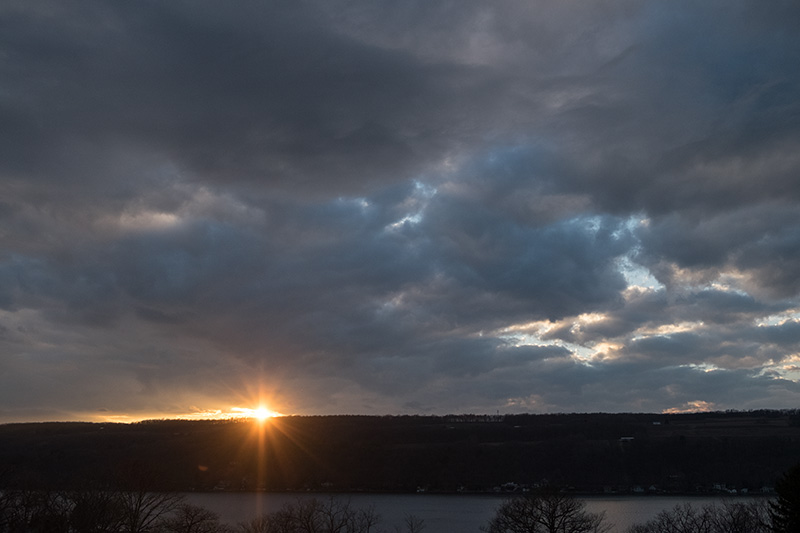 Bluff sunset
