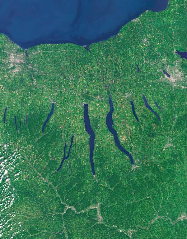Finger Lakes map