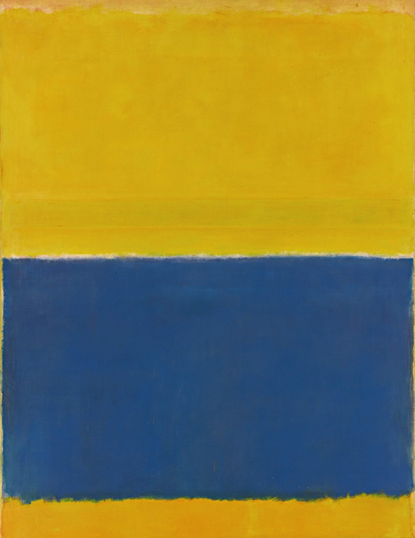 Rothko yellow and blue