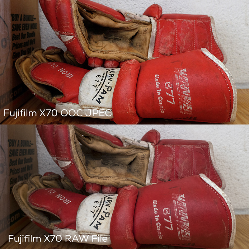 Bunnell X70 JPEG vs RAW