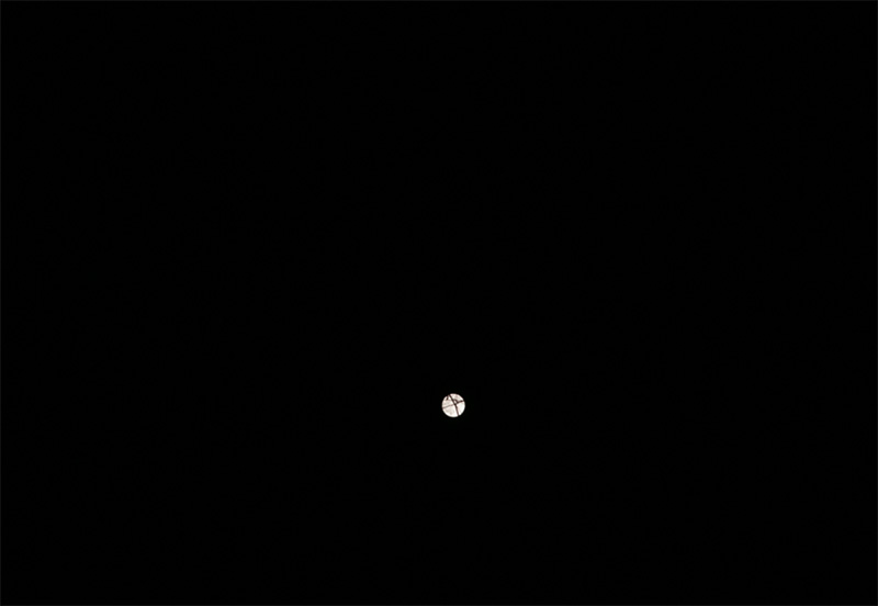 Exposed for moon