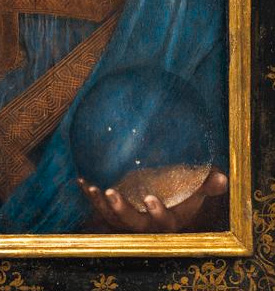Salvator Mundi detail