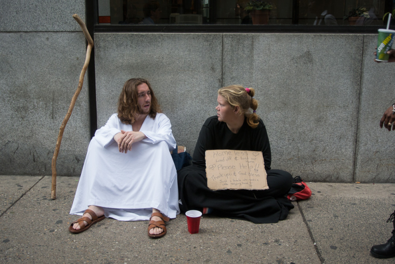 Jesus Helps the Needy