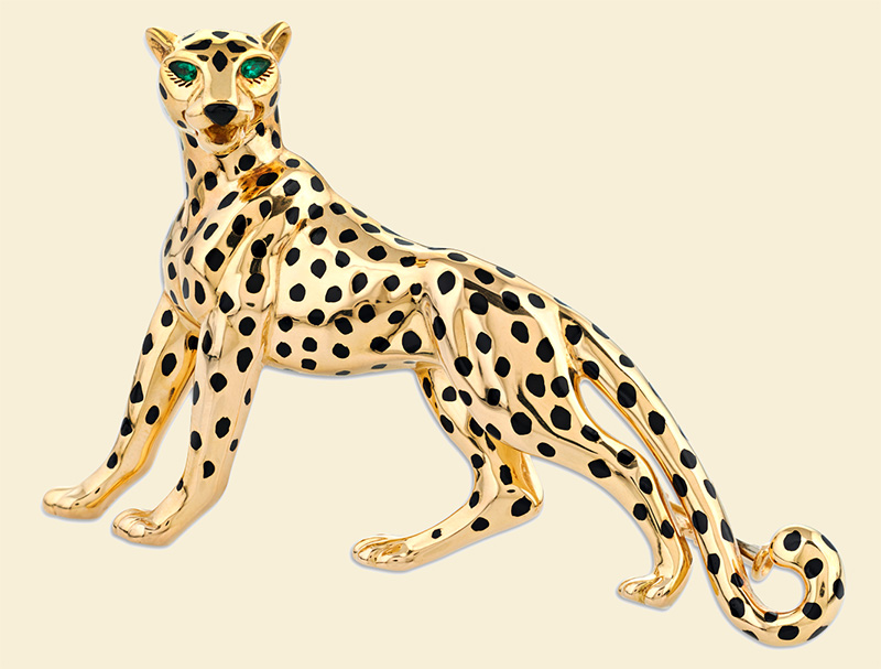 Panther brooch