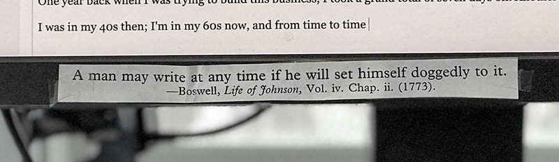 Dr Johnsons Maxim