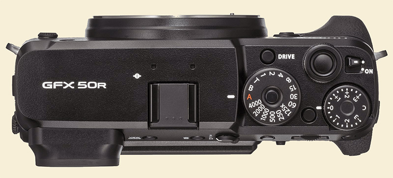 GFX 50R top