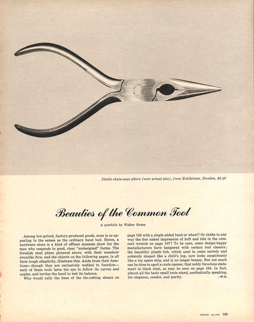 Evans common tool
