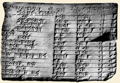 Clay tablet