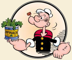 Popeye-spinach