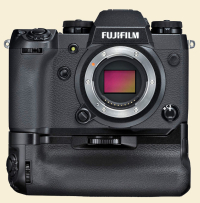Fuji x-h1 with booster