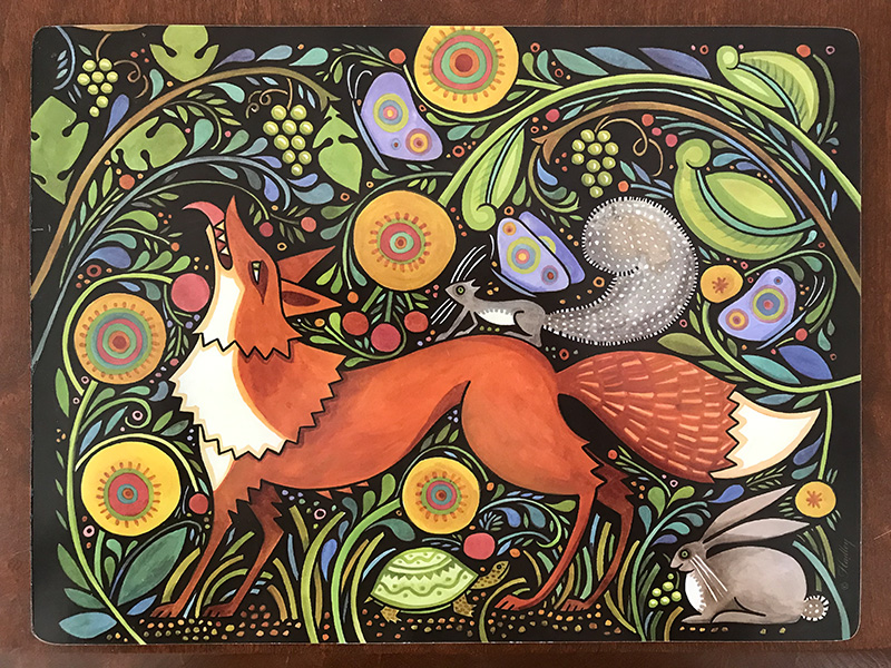 Fox placemat-small