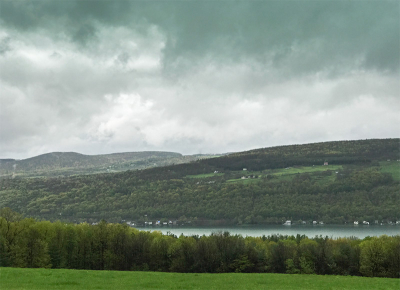 Keuka in the rain-2