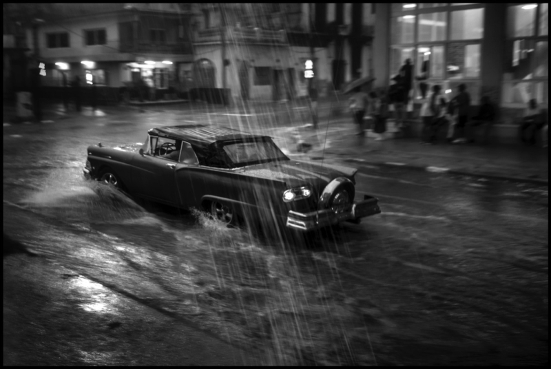 Flooded street