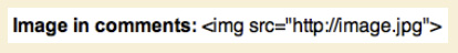 Comments code