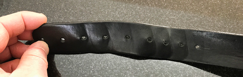 Belt holes Belt holes