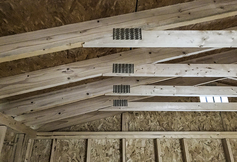 Shed ceiling
