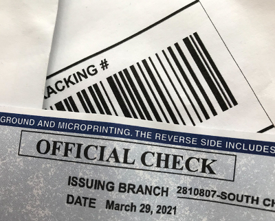 Official check