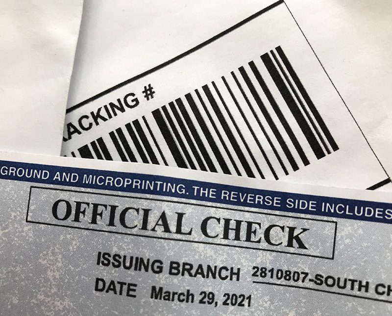 Official check