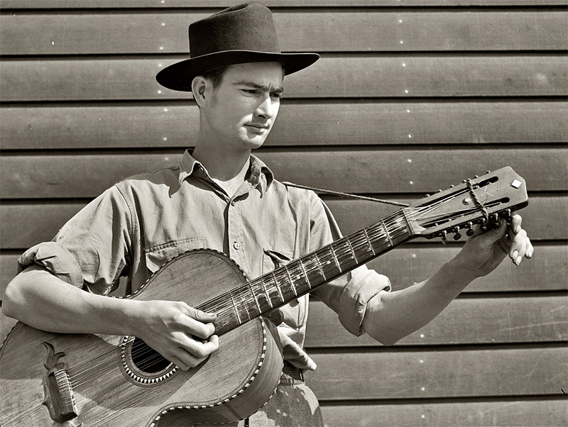 Boy musician