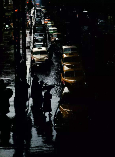Haas rainy night