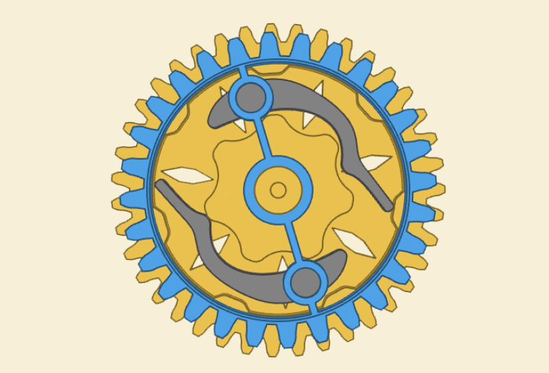 Mechanical watch-small