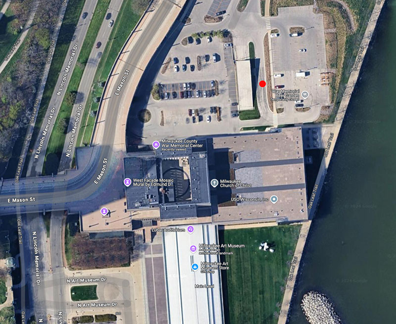 War memorial satellite view War memorial satellite view