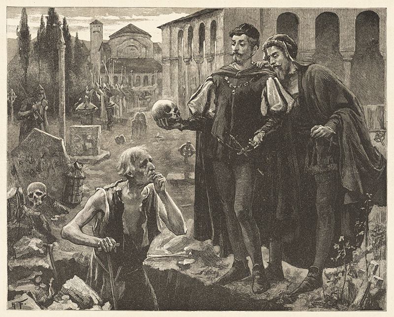 Hamlet and yorick