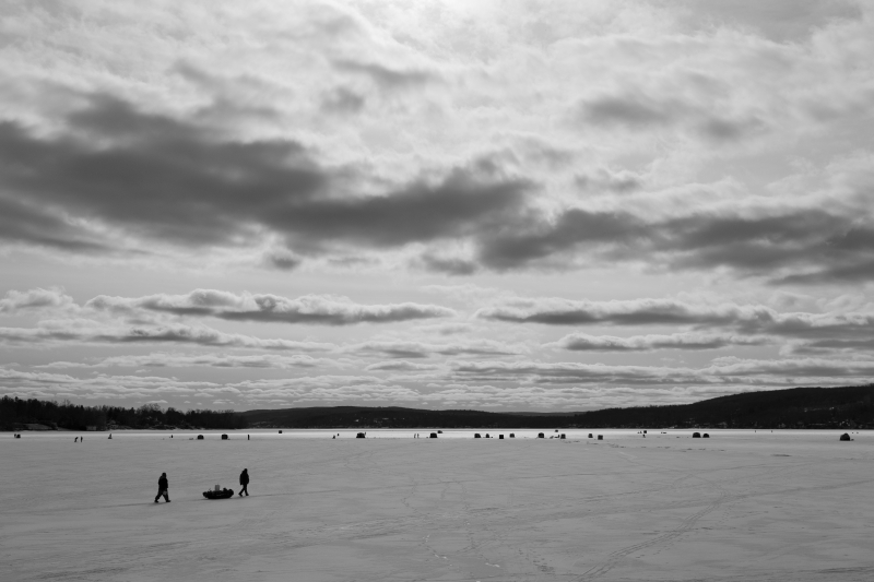 Ice fishermen
