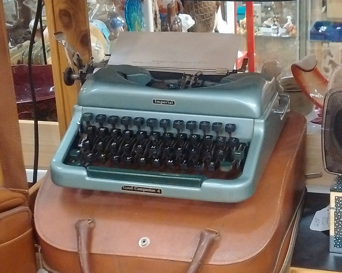 Old typewriter