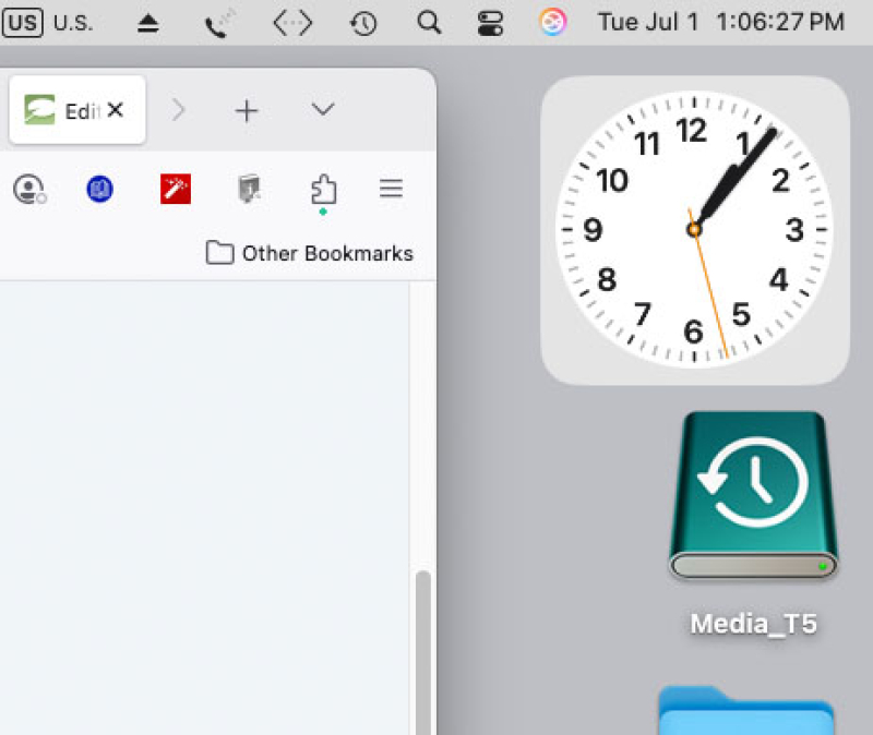 Clock widget